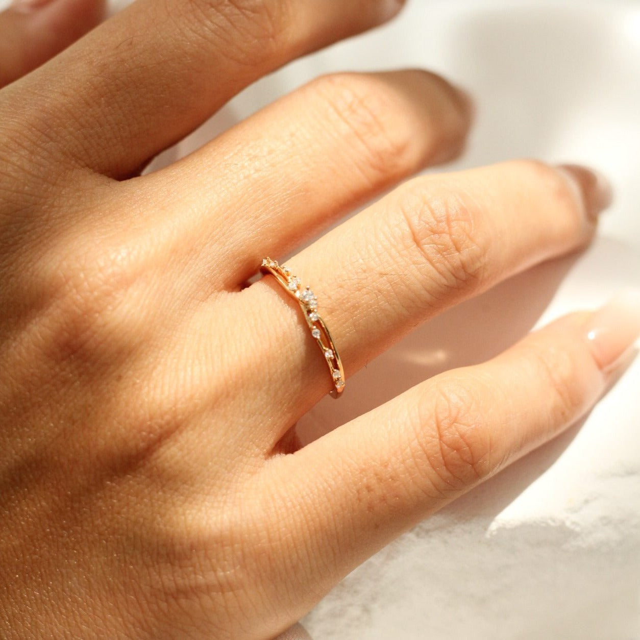 Hollow Branch Ring