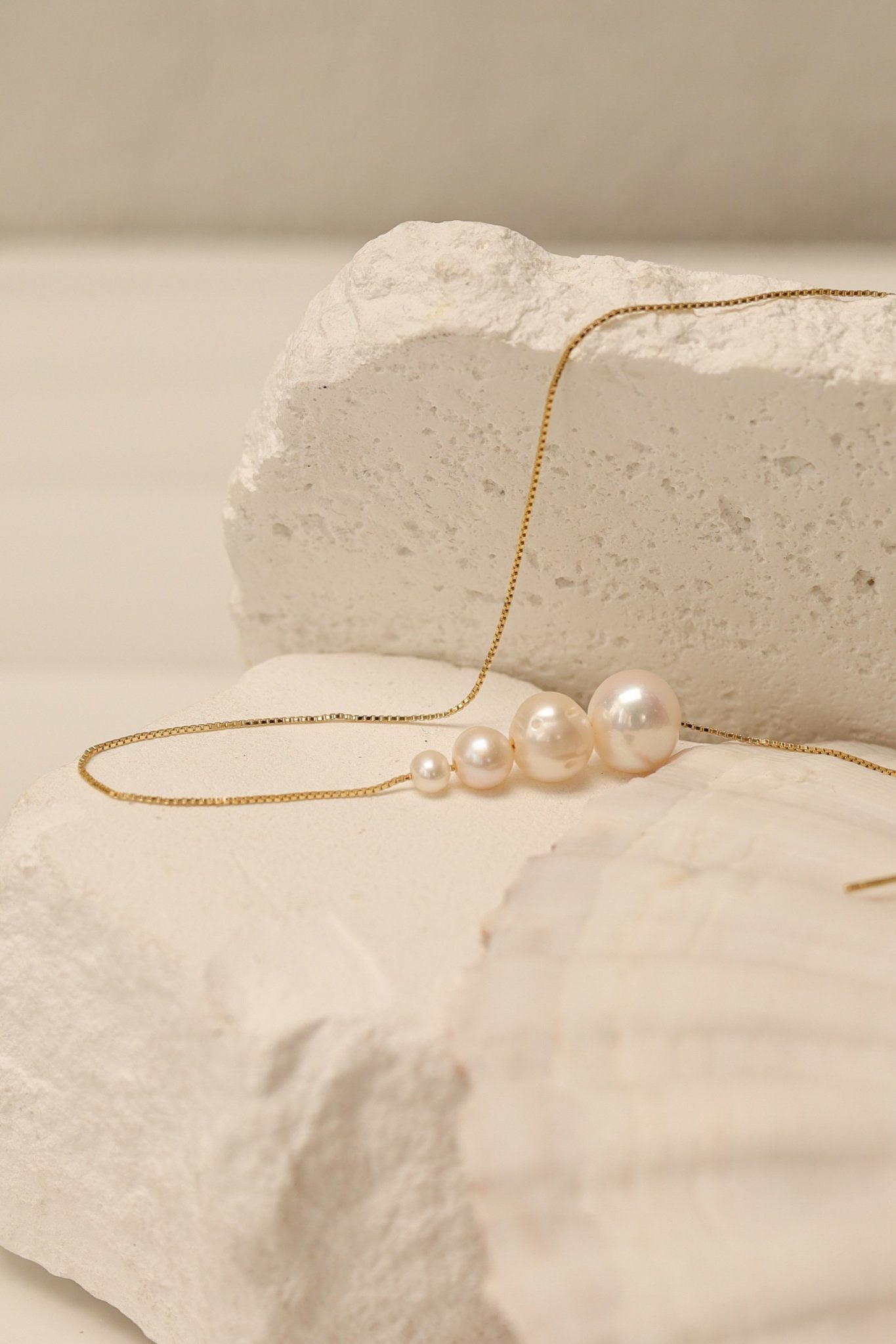Triple Freshwater Pearl Necklace