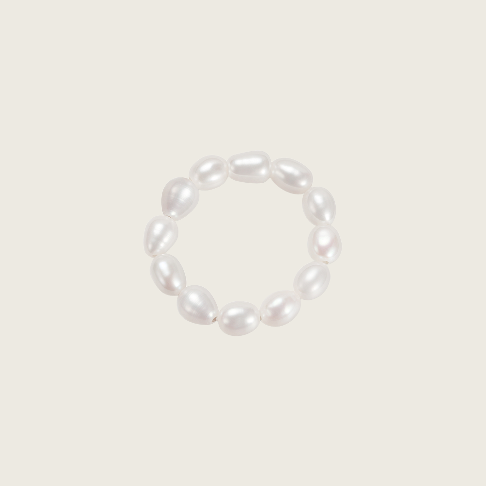 Freshwater Rice Pearl Ring