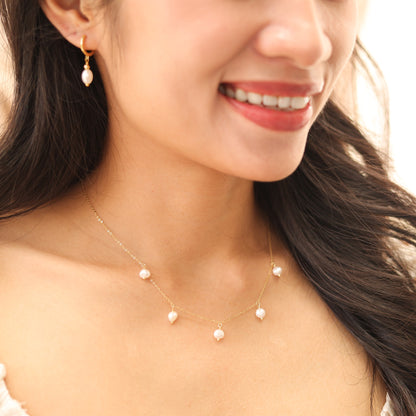 Baroque Pearls Tiny Chain