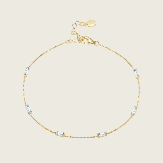 Dainty Clear Stone Bracelet