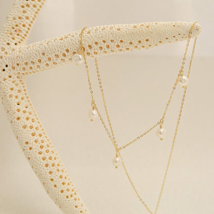 Baroque Pearls Tiny Chain