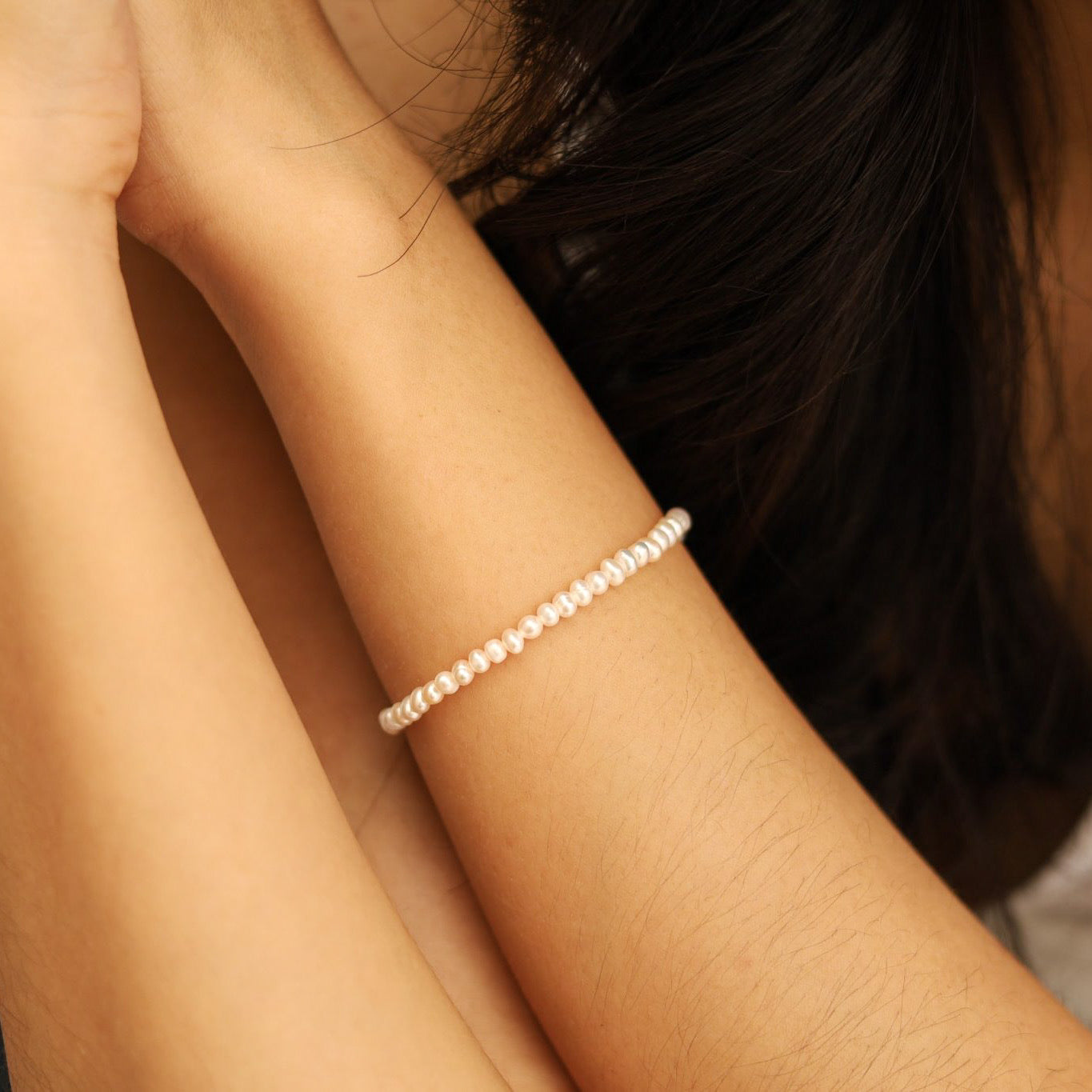 Classic White Pearl Bracelet