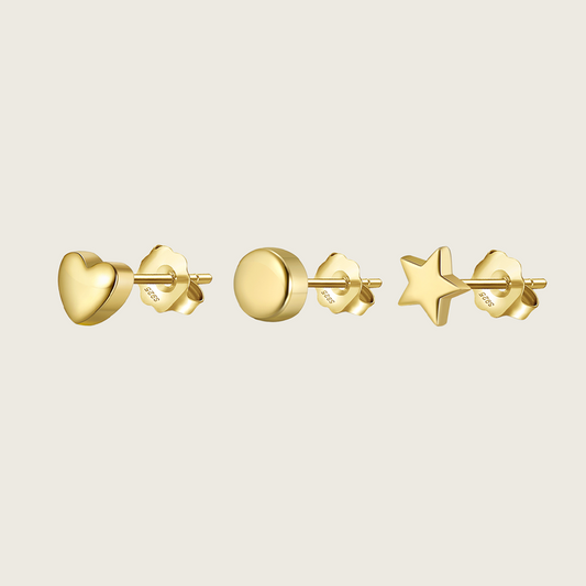 Triple Dainty Stud Set