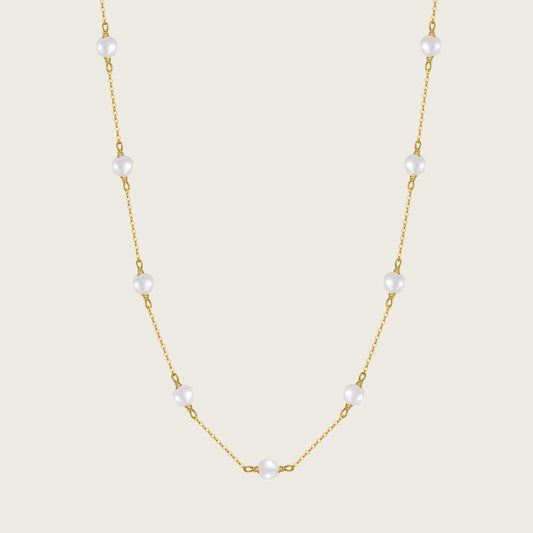 Baroque Pearls Tiny Chain