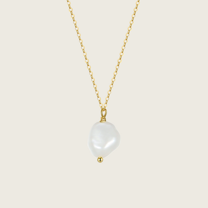 Baroque Pearl Drop Necklace