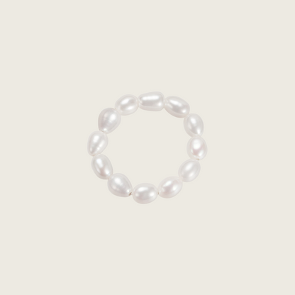 Freshwater Rice Pearl Ring